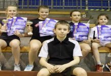 Ogólnopolski Turniej Juniorów Młodszych i Młodzików Młodszych w badmintonie w Ropczycach