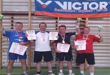 Turniej Masters w grze pojedynczej w kategorii „Old Boys” w badmintonie w Mielcu