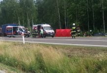 WYPADEK DROGOWY W JADACHACH. ZABLOKOWANA DROGA NR 9.
