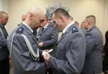 Spotkanie wigilijne w tarnobrzeskiej komendzie