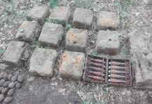 POLICJANCI ZABEZPIECZALI MIEJSCE ZNALEZIENIA AMUNICJI Z CZASÓW II WOJNY ŚWIATOWEJ