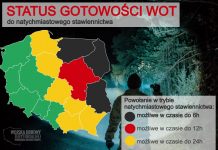 Podwyższenie alertu gotowości WOT