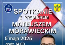 W PONIEDZIAŁEK SPOTKANIE Z MATEUSZEM MORAWIECKIM