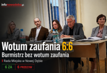 Burmistrz Wiesław Ordon bez wotum zaufania