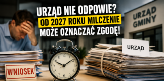 Urzędnik nie odpowie? Od 2027 roku milczenie może oznaczać zgodę!