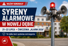 Syreny alarmowe w Nowej Dębie. To ćwiczenia „Alarm 2026” N
