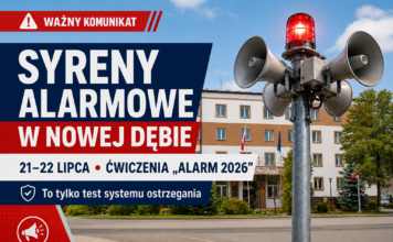 Syreny alarmowe w Nowej Dębie. To ćwiczenia „Alarm 2026” N