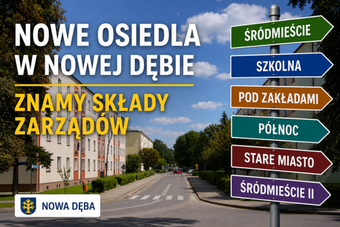 Wybrano zarzady nowych osiedli