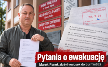 Plan ewakuacji Nowej Dęby pod lupą. Przedstawiciel partii Brauna chce konkretów